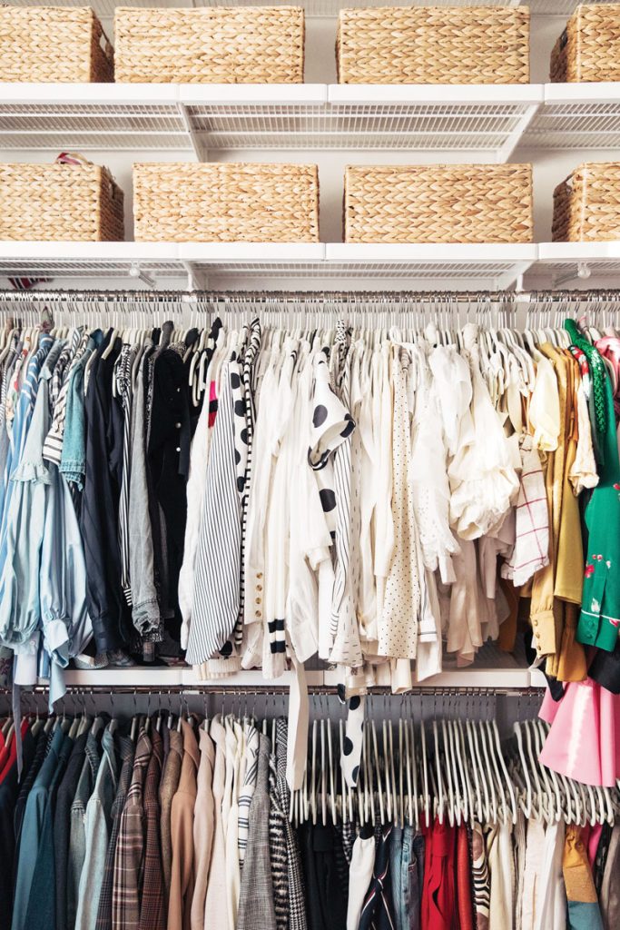 Minizming the closet, Photo by Chelsae Anne Photography