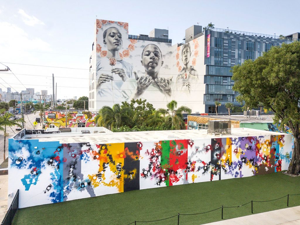 Futura at Wynwood Walls in Miami. Photo by Nika Kramer