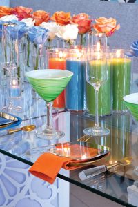 Miami couple Laurence McMillon and Alysse Richardson hosted friends for an ice cream social at Oasis Bar, a Wynwood Parlor ice cream outpost. _XE34253_sh