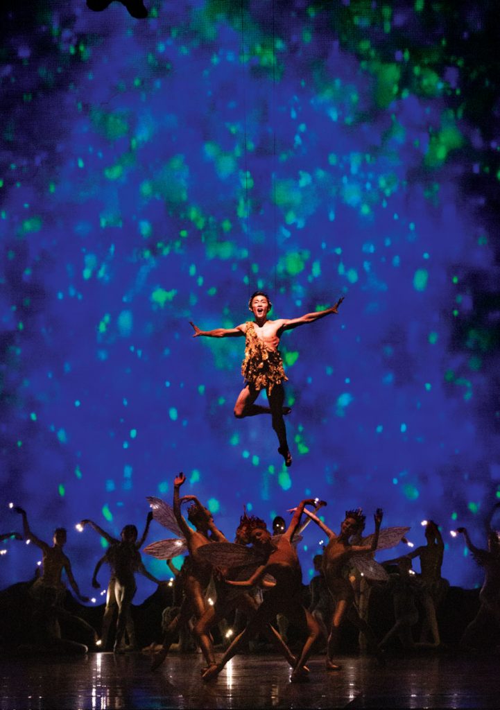 Shimon Ito as Puck in A Midsummer Night’s Dream, choreography by George Balanchine. Photo by Alexander Iziliaev