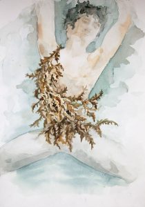 A sketch for Michele Oka Doner’s costumes for Puck from A Midsummer Night’s Dream. Courtesy Miami City Ballet.
