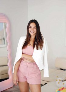 Ayssa Di Pietro’s (top right) Miami Beach Bum line protects and restores skin and hair