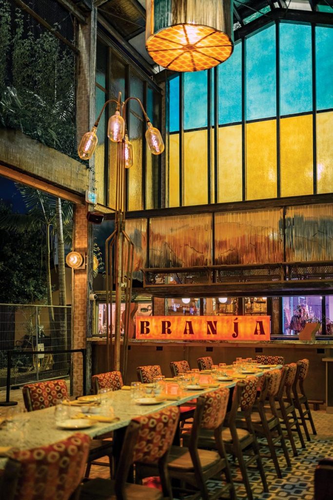 Retro vibes abound in Branja’s eclectic decor. Photo by Ruth Kim