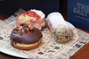 A variety of The Salty's doughnuts. Photo by Jerry Rabinowitz