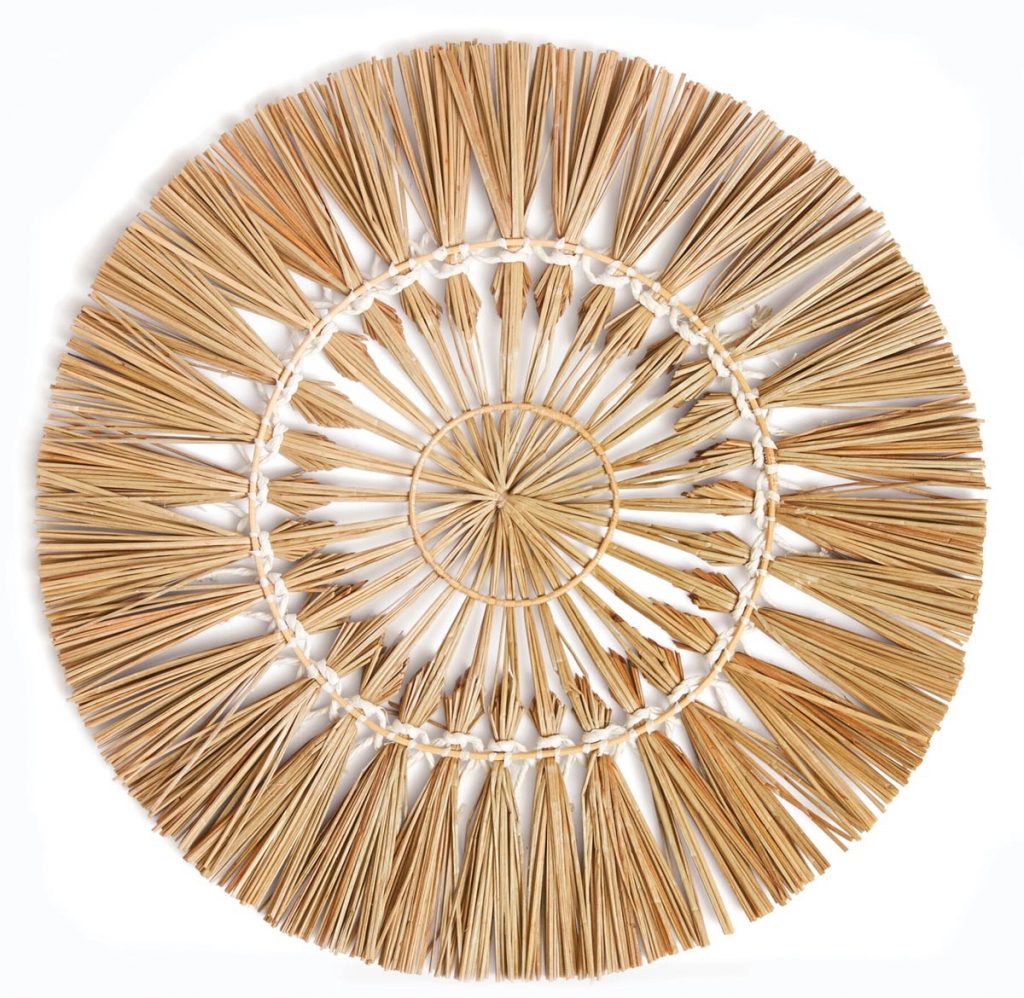 Raffia place mats ($228 for set of four), Tory Burch