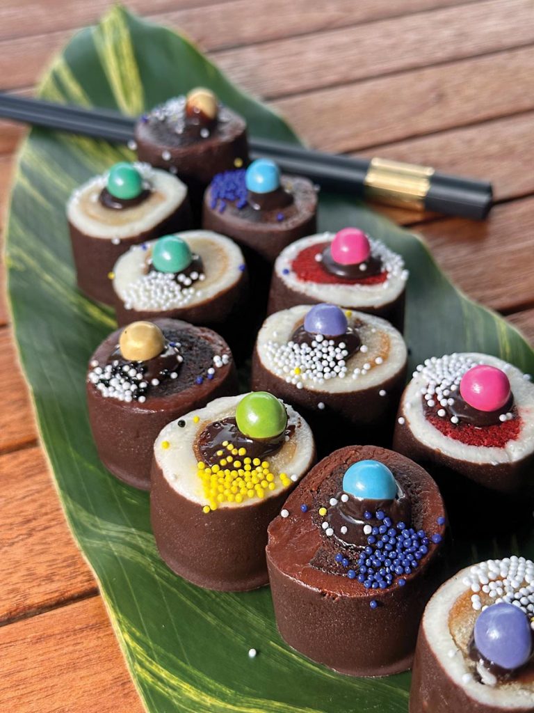 Cupcake Sushi (starting at $25 for eight pieces), Cupcake Sushi