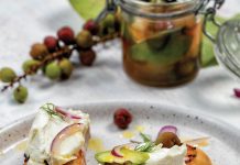 Dishes Inspired by Florida’s Flora Pickled Wild Plums and Sea Grapes. Photo by Gyorgy Papp