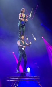 Jan Vazquez and Carolina Vazquez. Photo courtesy of Circus Vazquez