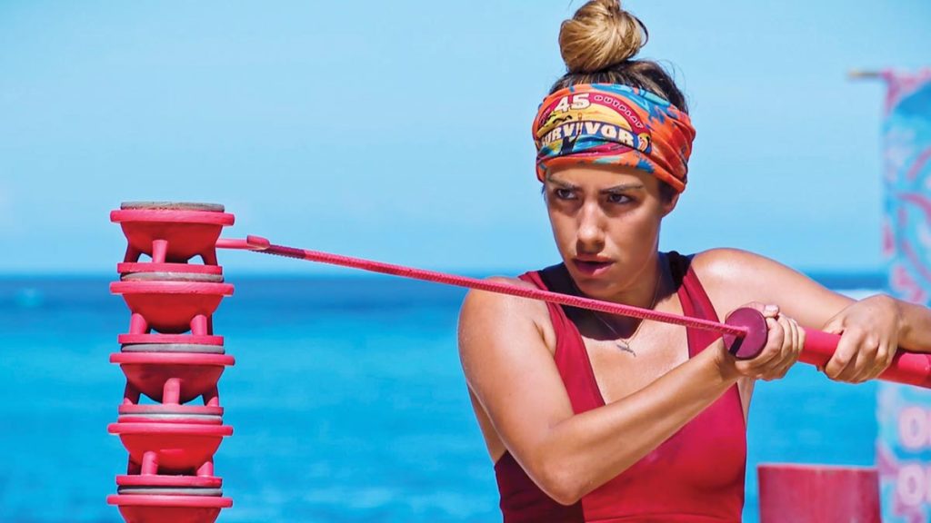 Vallardes wins a bowl-stacking immunity challenge. Photo by CBS