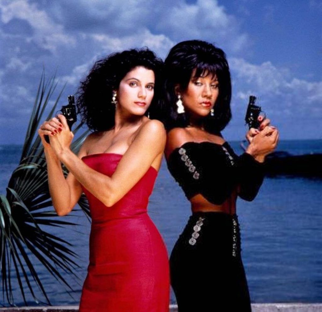 Saundra Santiago and Olivia Brown. Photo courtesy of Miami Vice Events