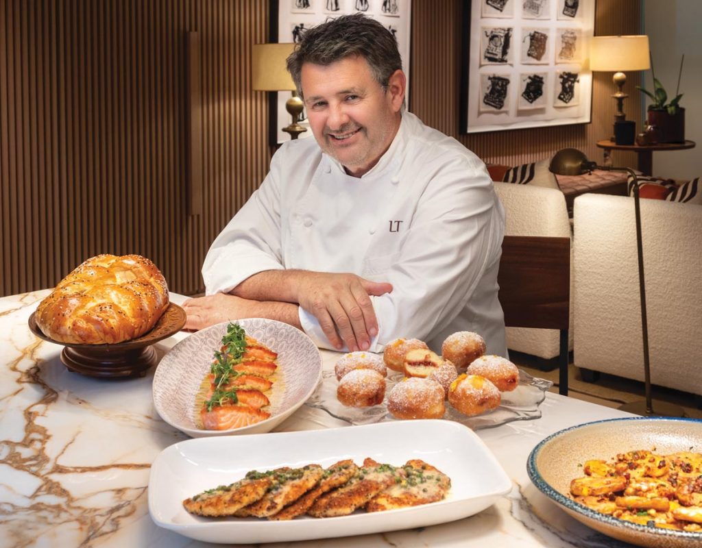 Chef Laurent Tourondel designed the evening’s menu and prepared each dish to perfection