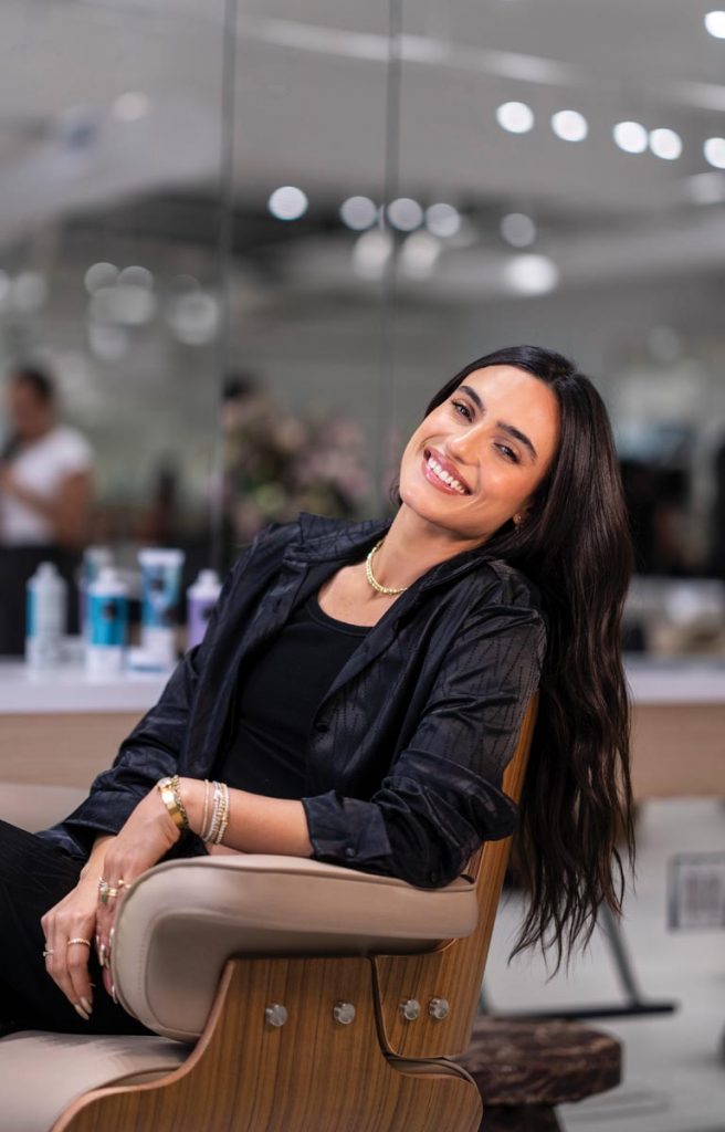 Isabela Grutman joined IGK Hair Care as a partner in charge of imaging, content creation, and community growth and engagement. Photo by Steven Martine