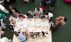 Enjoy arts and crafts, dancing, and interactive holiday activities. Photo courtesy of Miami City Ballet