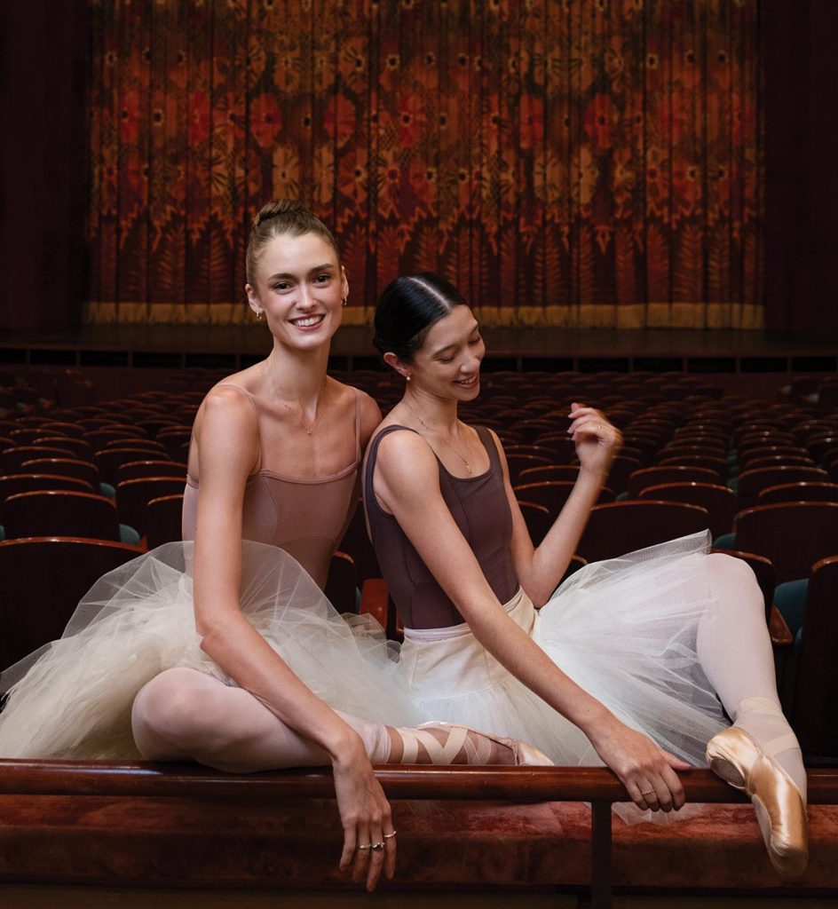 Hannah Fischer hails from New York City, and Macarena Giménez is from Buenos Aires, Argentina. Photo by Steven Martine