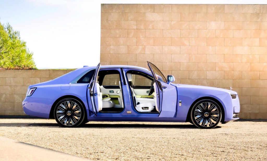 Inside the Rolls-Royce Ghost II. Photo courtesy of Rolls-Royce