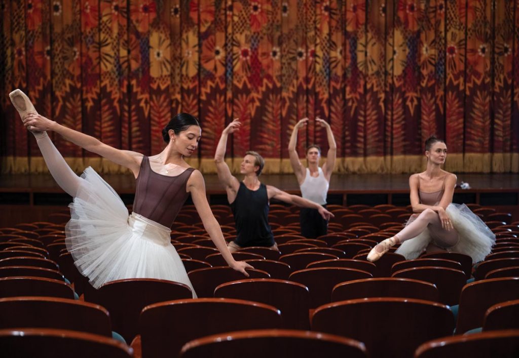Macarena Giménez, Chase Swatosh, Cameron Catazaro, and Hannah Fischer. Photo by Steven Martine