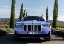 The Color Purple: Rolls-Royce Ghost II The Rolls-Royce Ghost II in Boracay Blue. Photo courtesy of Rolls-Royce