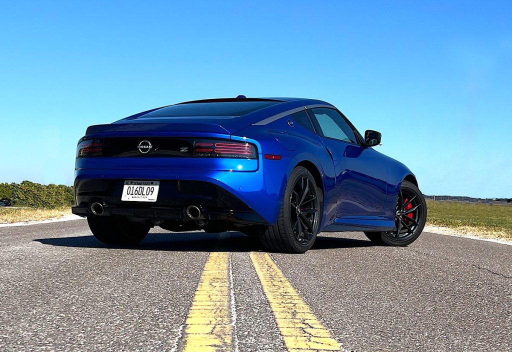 The Z Performance boasts retro styling. Photo by Howard Walker