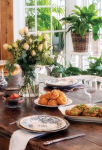 The table. Photo by Jerry Rabinowitz
