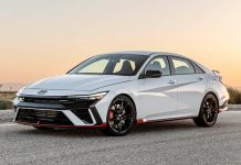 Wild Child: 2026 Hyundai Elantra N The Elantra N boasts a turbocharged four-cylinder that cranks out 276 horseys and 289 torques. Photo courtesy of Hyundai