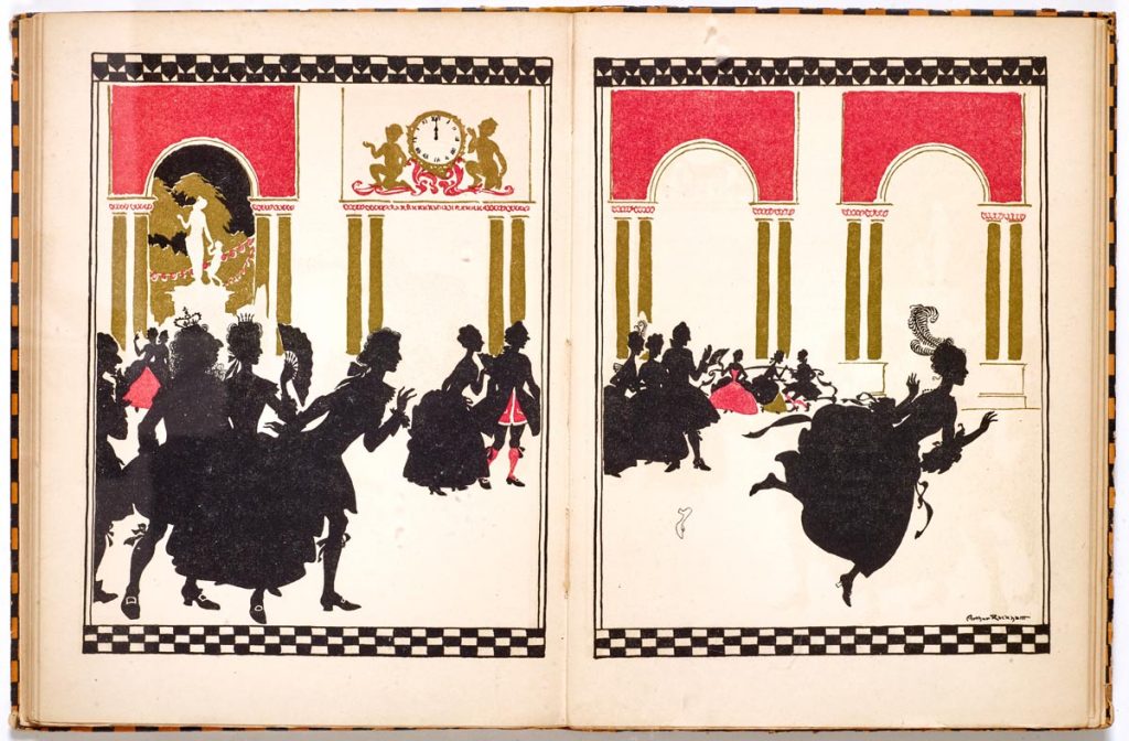Cinderella book illustration by Arthur Rackham, author C. S. (Charles Seddon) Evans. Courtesy of The Wolfsonian–Florida International University, Miami Beach, Florida, The Mitchell Wolfson, Jr. Collection, XC2021.03.36