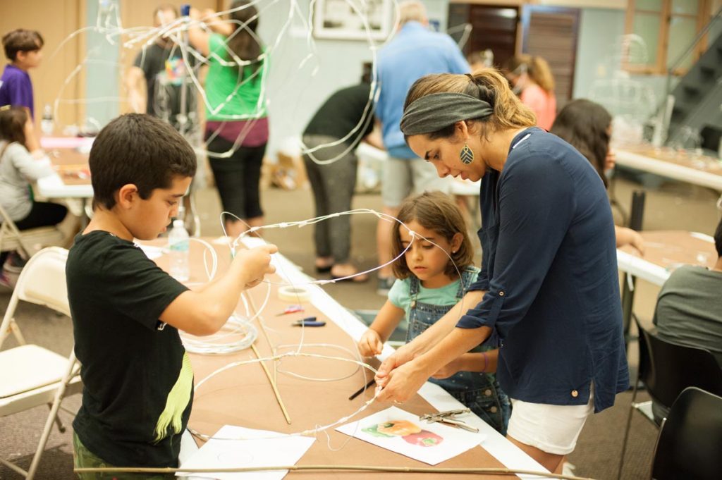 Community members taking part in a Studio Vizcaya workshop. Photo courtesy of Vizcaya Museum and Gardens