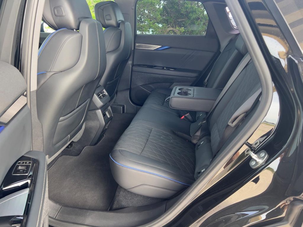 Passengers ride comfortably in the 2026 Cadillac Optiq-V. Photo by Howard Walker