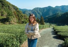 Valentina Mussi Unveils Valentine’s Matcha Valentina Mussi in Shizuoka, Japan, where she sources her matcha. Photo courtesy of Valentine’s Matcha