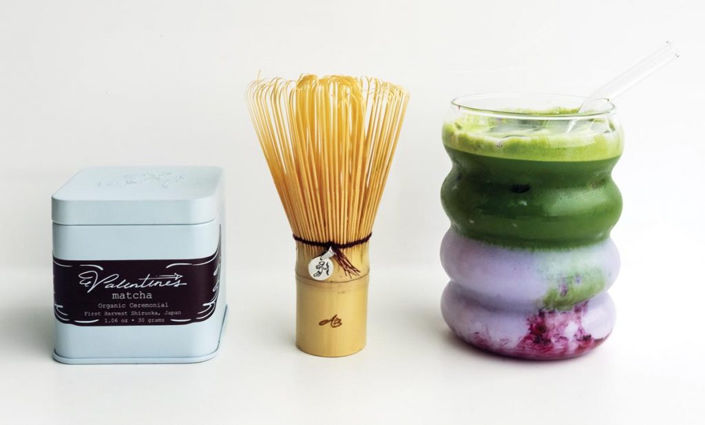 Valentine’s Matcha set. Photo courtesy of Valentine’s Matcha