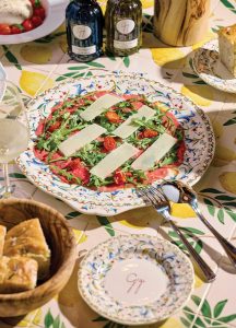Carpaccio di Manzo at Gigi Rigolatto. Photo courtesy of Delano Miami Beach
