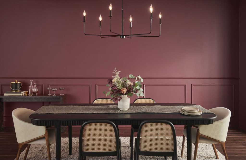 Rumours paint in the dining room. Photo courtesy of Behr