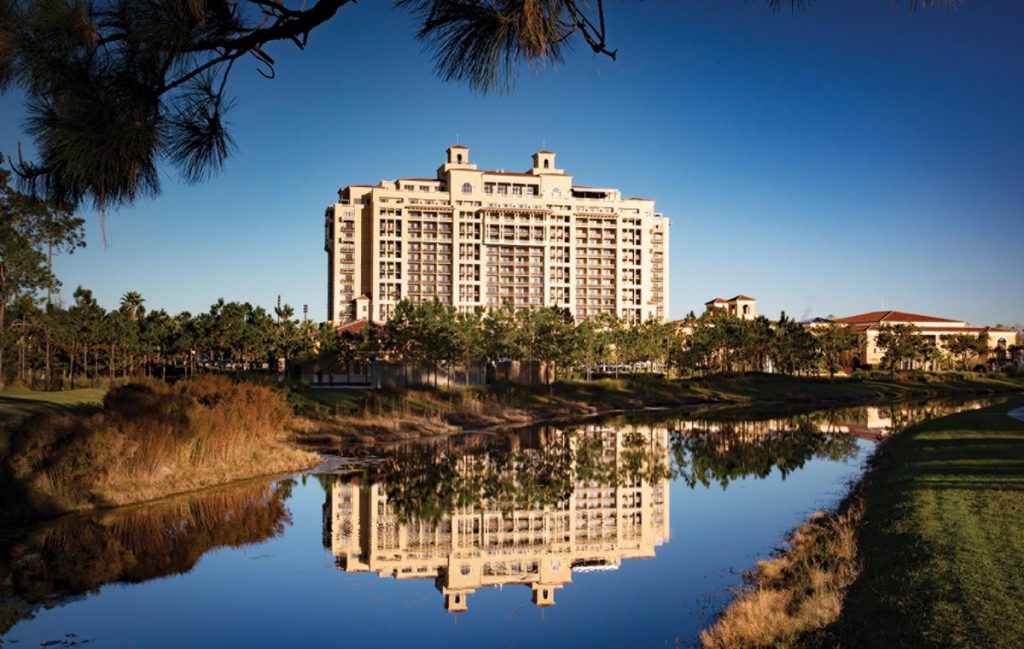 The Four Seasons Resort Orlando offers free shuttle service to Disney theme parks (including Magic Kingdom). Courtesy of Four Seasons Orlando