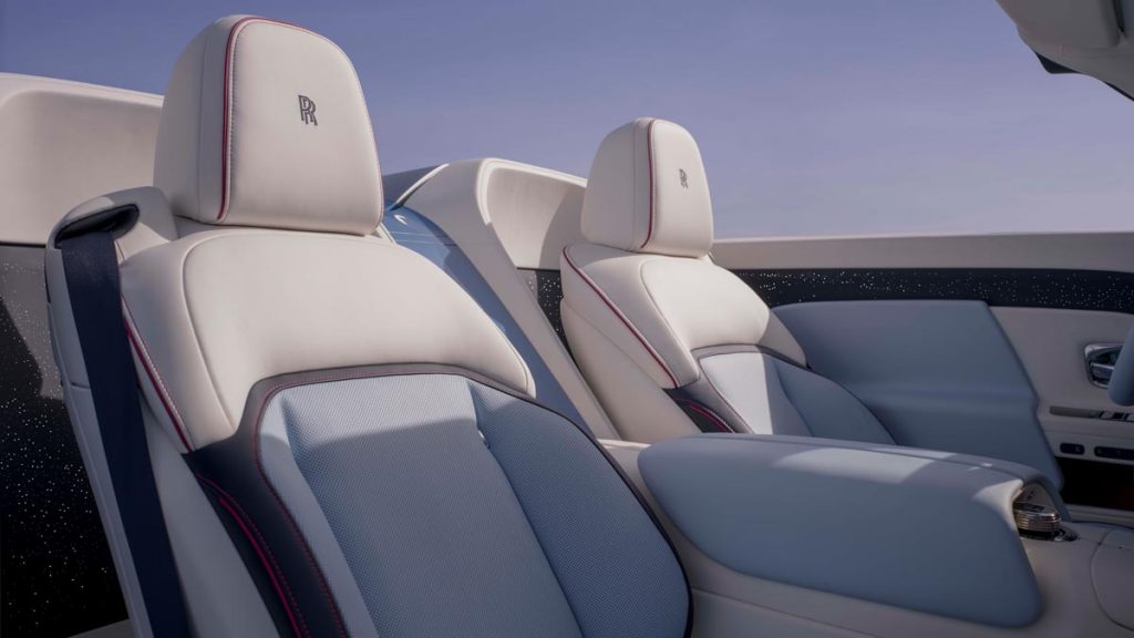 The two seats in the Rolls-Royce Nightingale. Photo courtesy of Rolls-Royce