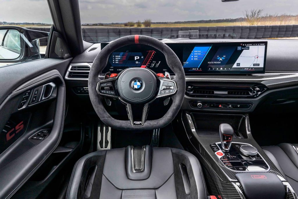 The view from the drivers seat in the BMW M2 CS. Photo courtesy of BMW