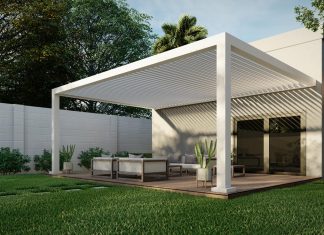 Designer-Approved Ways to Keep Your Home Cool Photo courtesy of Azenco Outdoor