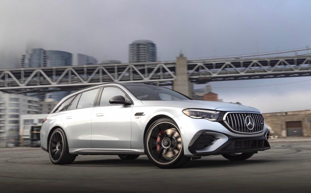 The 2026 Mercedes-AMG E 53 Hybrid Wagon. Photo courtesy of Mercedes-Benz