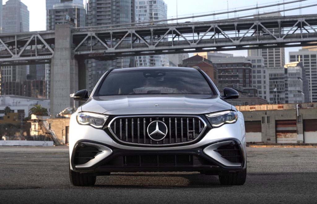 The stylish and sleek Mercedes-AMG E 53 Hybrid Wagon. Photo courtesy of Mercedes-Benz
