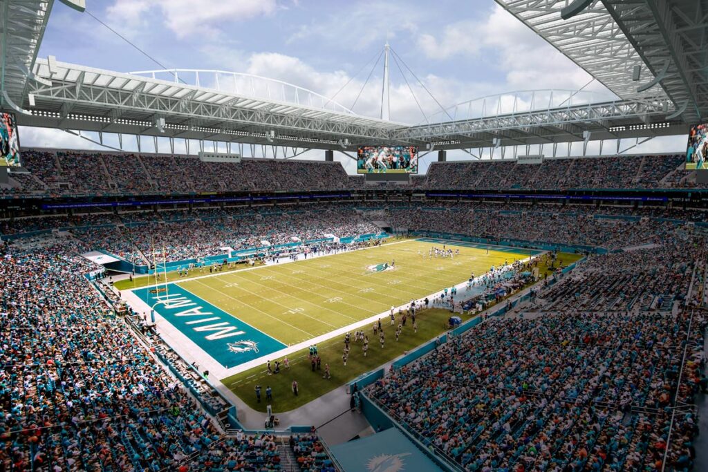 Hard Rock Stadium. Photo courtesy of Greater Miami Convention & Visitors Bureau