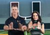 Mario and Jessica Cristobal Are All About the University of Miami Mario and Jessica Cristobal. Photo by Romain Maurice