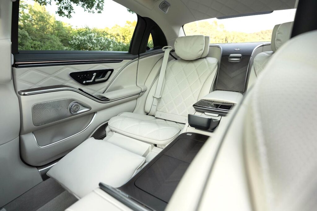 As with any Maybach S-Class, the highlight is the hedonistic, business jet-like comfort offered in the rear seats. Photo courtesy of Mercedes-Maybach