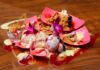 Honor Breast Cancer Awareness Month Throughout Miami Pink La Bomba dessert. Photo courtesy of Toro Toro