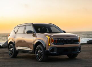 Small Wonder: 2027 Kia Seltos X-Line SX AWD The 2027 Kia Seltos X-Line SX AWD in Terrain Brown. Photo by Kia