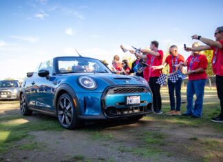 MINI Takes The States Comes to Florida This year's rally that involved three days of driving, starting in Monterey. Photo courtesy of MINI