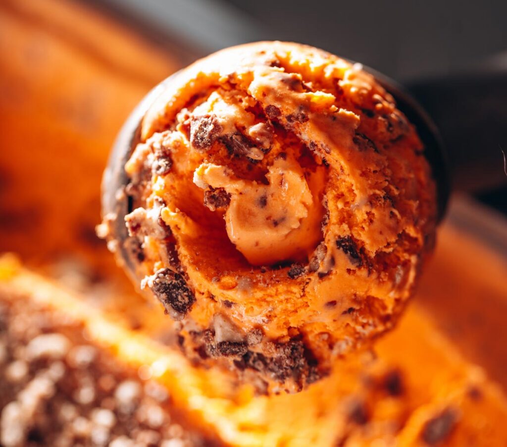 Trick Or Treat ice cream. Photo courtesy of Cry Baby Creamery